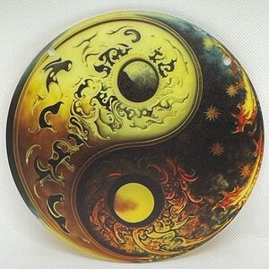 Acrylic Suncatcher Yin & Yang 6” Home Office Decor Gift Idea yinyang